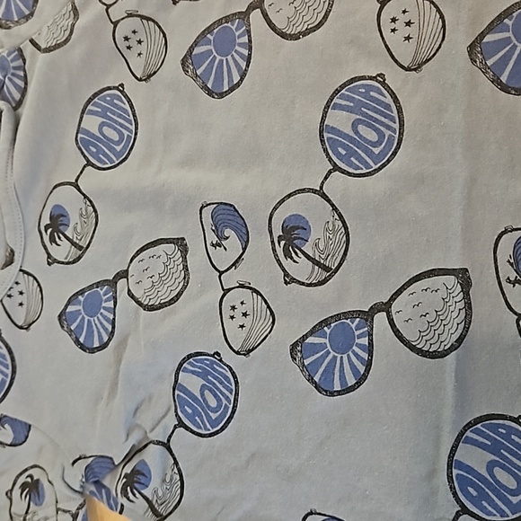 Bonnie Mob Blue summer Onesie Aloha Sunglasses organic cotton - Picture 2 of 8